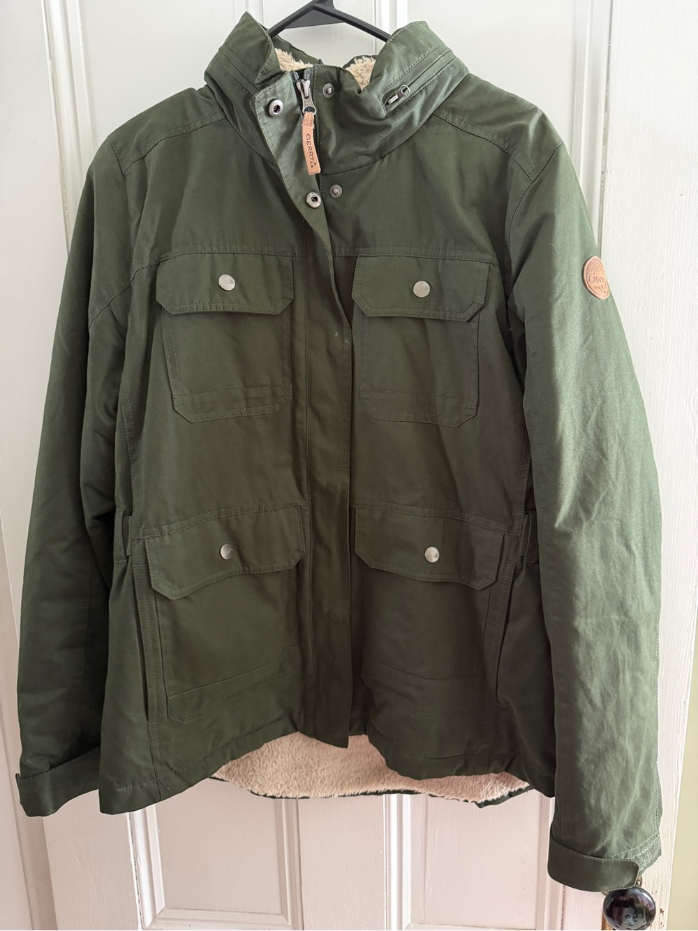 Gerry Olive Green Sherpa-Lined Parka Jacket